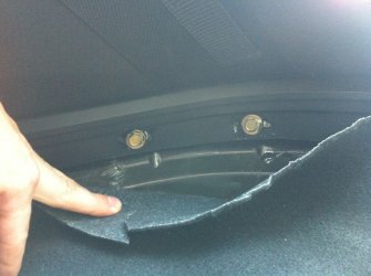 Bmw mini wasser im kofferraum