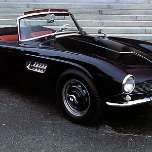 BMW 507, schwarz