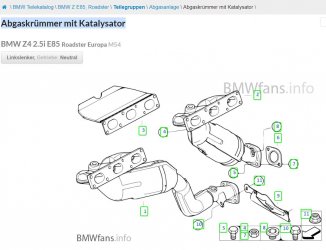 Abgaskrümmer BMW Z4 E85.JPG