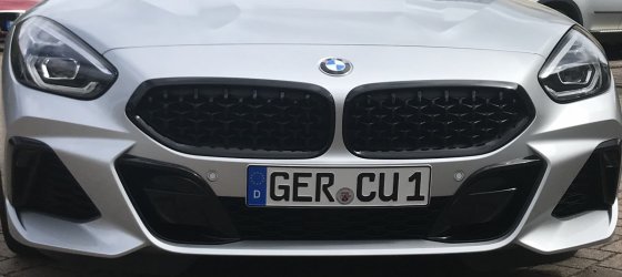 Kurze Kennzeichen   - Die deutsche BMW Z Community.