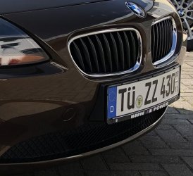Kennzeichen Montage vorne   - Die deutsche BMW Z Community.