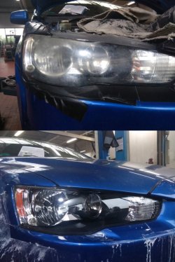 Scheinwerfer -Aufbereitungsset - HS Reparatur-Set - Polierset für matte und blinde Scheinwerfer - Kompletter Scheinwerfer Politur Set - Scheinwerfer klarsicht- set hergestellt in der EU