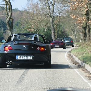 on tour