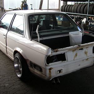 Mein Winterauto im Aufbau