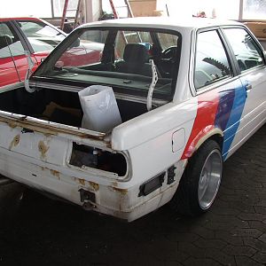 Mein Winterauto im Aufbau