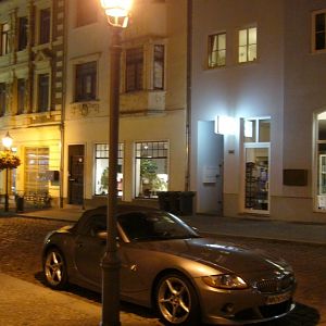 unter einer Laterne .... (Köthen)