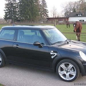 Mini mit Sommerschuhen