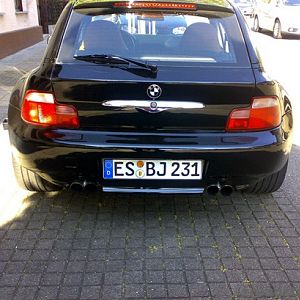 Mit 25mm Distanzen auf Beiden Backen