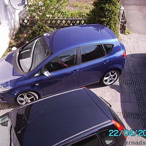 T-Car und Auto des Sohnes geswizölt