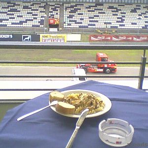 Mein Mittagessen heute beim Truck Grand-Prix