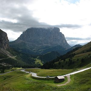 Am Grödnerjoch (passo Gardena, 2136m)