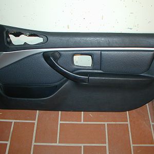 SpoTürverkleidung mit Silberstreif