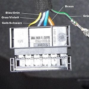 Stecker Heckleuchte Z4 Bj.2005 -Links-