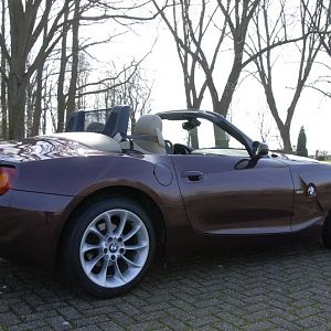 mein Z4 in merlot-rot