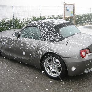 ... und Schnee. So ein M... !