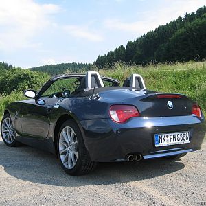 mein neuer Z4 bei der ersten Ausfahrt