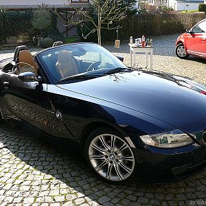 Februar 08 neuer Z4 und die Sonne scheint :-)