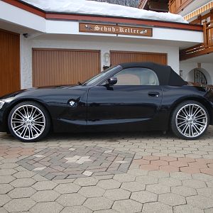 Daddy´s Z4 mit neuen Felgen