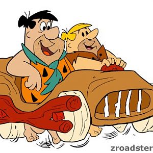 Fred-Flintstone-Barney-Rubble-Car