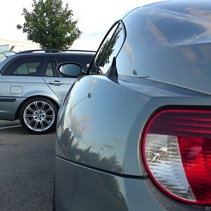 Der Z und der E46 meiner Freundin