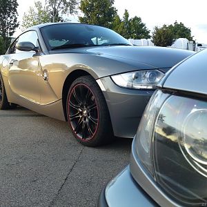 Der Z und der E46 meiner Freundin