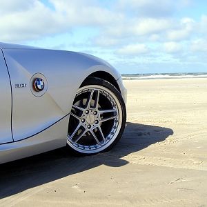 Z4 Roadster am Strand