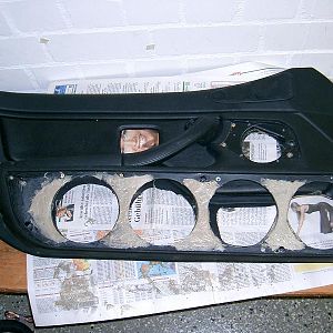 Doorboard gespachtelt