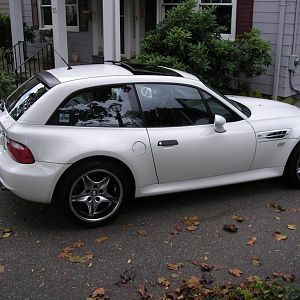 BMW Z3 Coupe in weiss