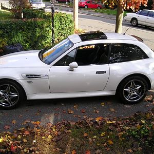 BMW Z3 Coupe in weiss