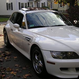BMW Z3 Coupe in weiss