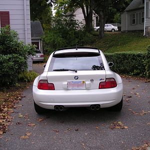 BMW Z3 Coupe in weiss