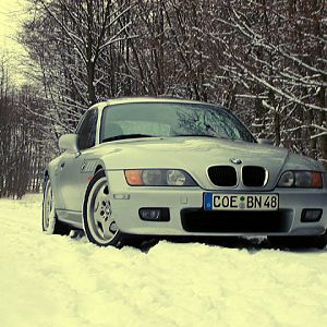 QP im Schnee