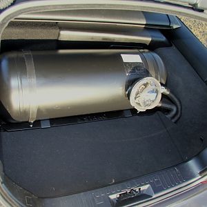 Kofferraum/Zylindertank