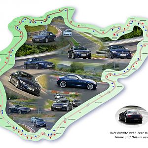 Trackday-Poster Entwurf