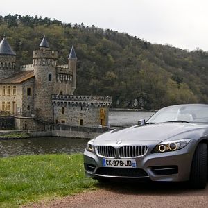 Schloßbesuch Chateau de La Roche Frankreich