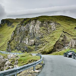 Am Quiraing-Pass in Schottland, Isle of Sky 2015