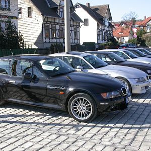 6 coupés in reih und glied ...