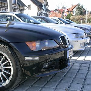 6 coupés in reih und glied ...