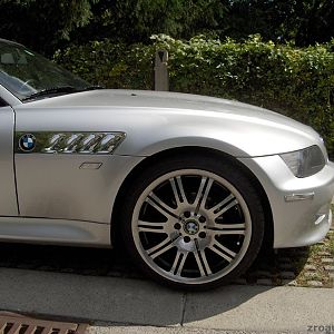 M3 E46 19-Zöller auf dem ZZZQP