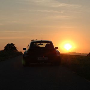 ... sun down ...