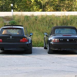 schwarzes doppelpack