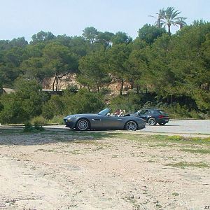 über den Klippen ...