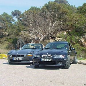 über den Klippen ...