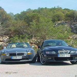 über den Klippen ...