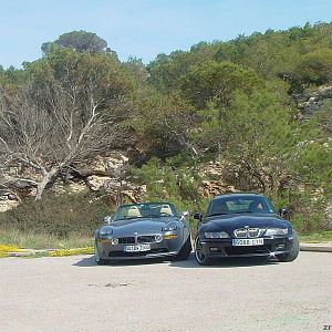 über den Klippen ...