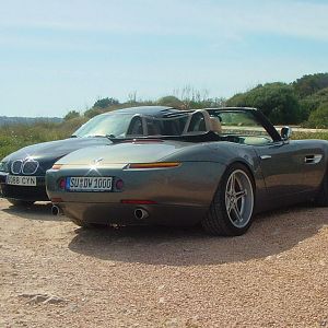 über der Küste ...