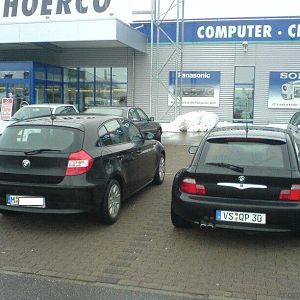 1er vs Z3QP Rear. No comparison