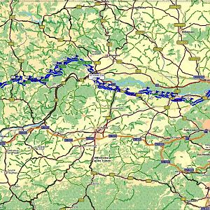 Route Sonnwendfahrt 06 von Wien bis Grein/Donau