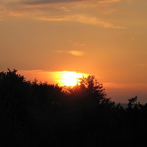 Sonnenuntergang in Hessen