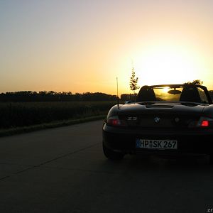 in Abenddämmerung
